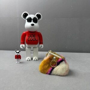 Authentic Fendi Multicolor Fur Bag Charm